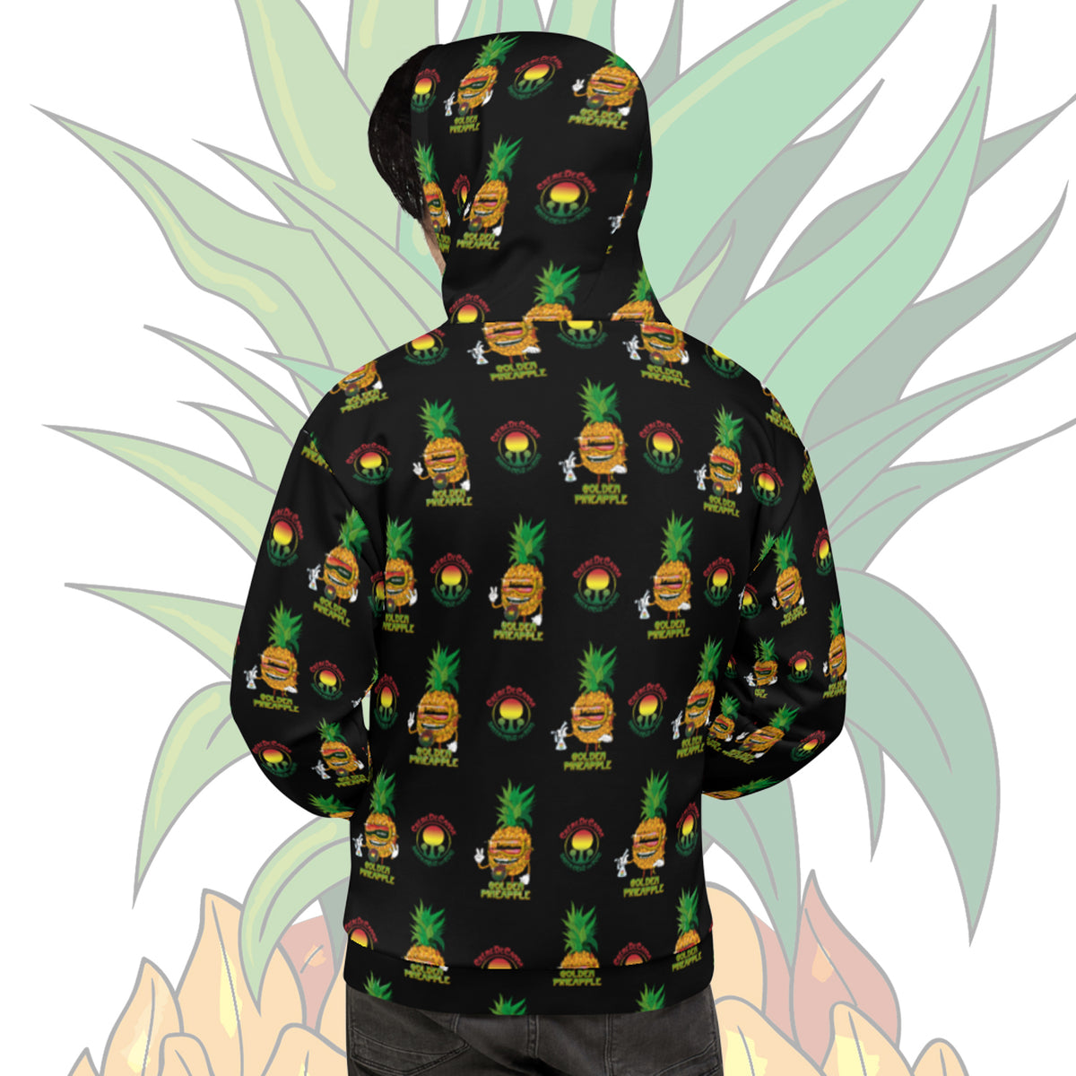 Golden Pineapple Cruzer Trichome Hoodie – Creme Society