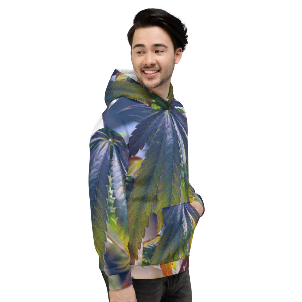 Rainbow Leaf All-Over Hoodie