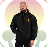 Rasta Creme Embroidered Champion Packable Jacket