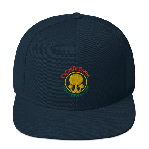 Creme De Canna Rasta Trichome Snapback Hat