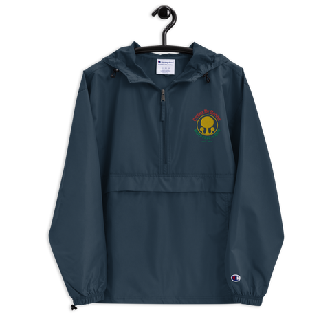 Rasta Creme Embroidered Champion Packable Jacket