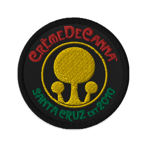 Creme De Canna Embroidered Patch