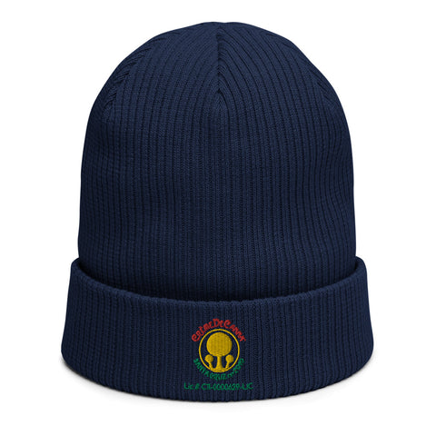 Rasta Creme Organic Ribbed Beanie